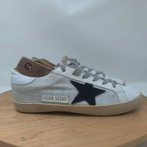 Golden Goose Superstar Sneaker- Womens- Size 37- White- Low Top- Lace Up- Shoes